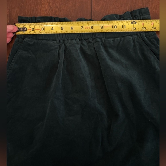 Copper Key Green Velvut Mini Skirt - Picture 5 of 6